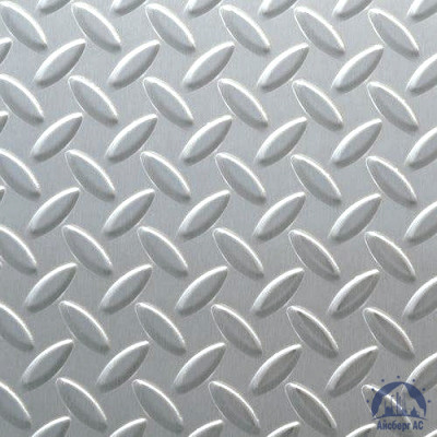 Рифлёный алюминиевый лист "Чечевица" 1,5х1500х3000 мм 1105 купить в Кемерово