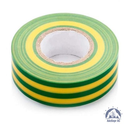Лента изоляционная ПВХ (Авалон) 15 мм жёлто-зелёная купить в Кемерово