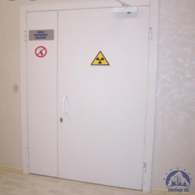 Рентгенозащитная алюминиевая дверь 1070х2080-1 мм купить в Кемерово